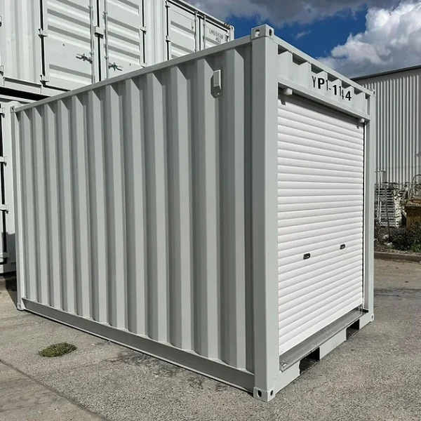 Contenedor de almacenamiento de 10 pies con puerta enrollable